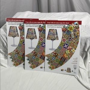 3-Pack Wineglass Lampshade Kit